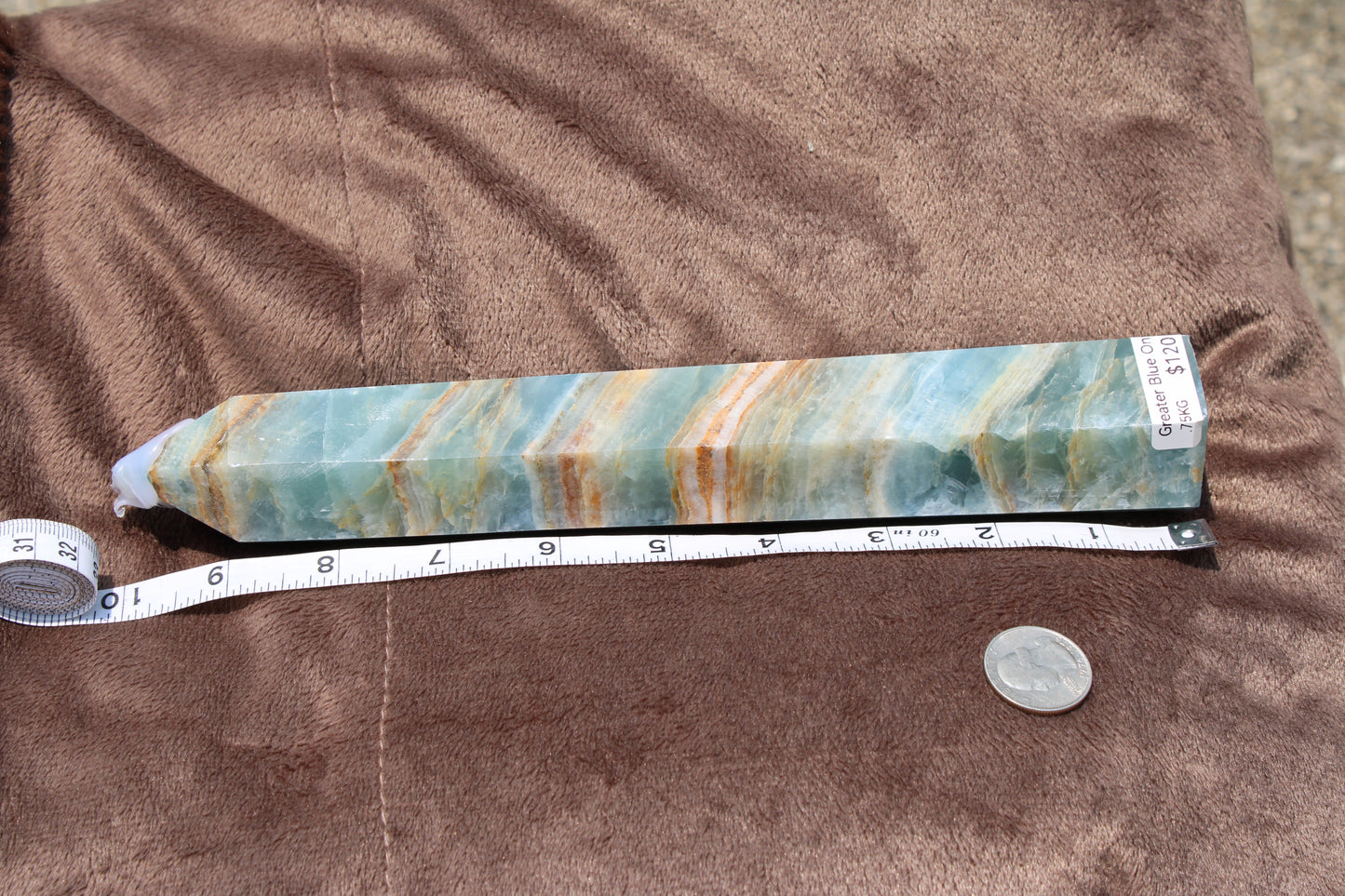 Large Blue Onyx Sister Towers