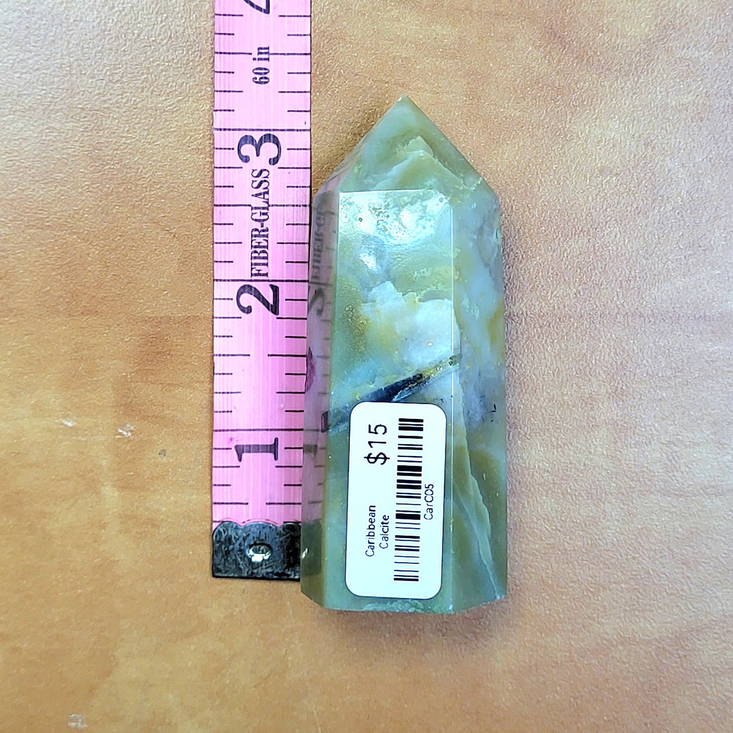 Caribbean Calcite towers with unique patterns and smooth surfaces for home decor or healing practices