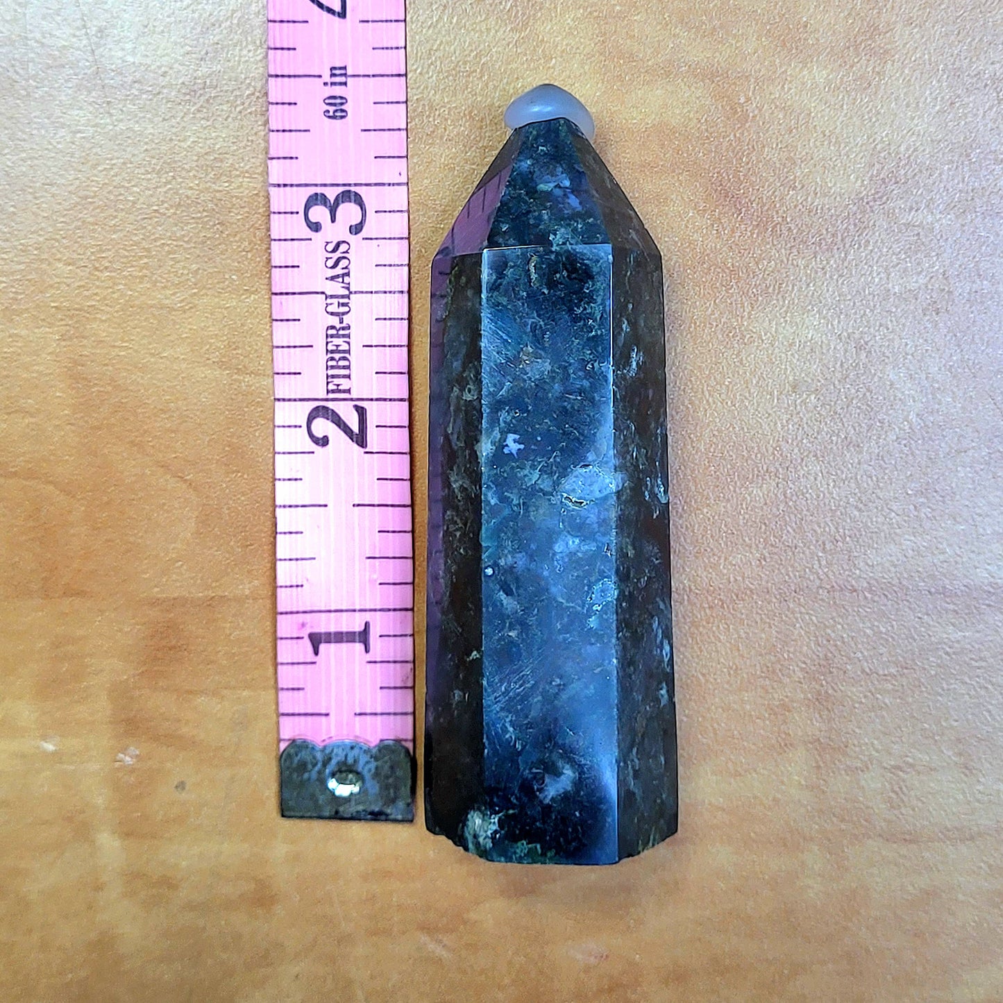 Ocean jasper tower from My Store, showcasing its unique patterns and natural beauty for decor or healing