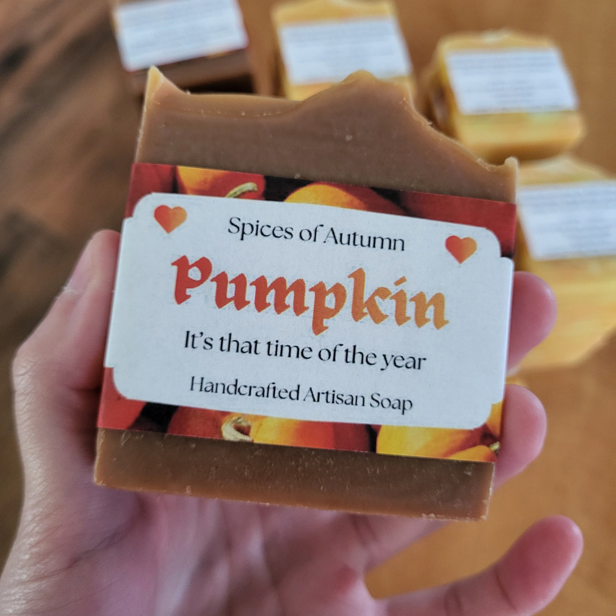 Pumpkin Spice Soap - Limited Seasonal Inventory