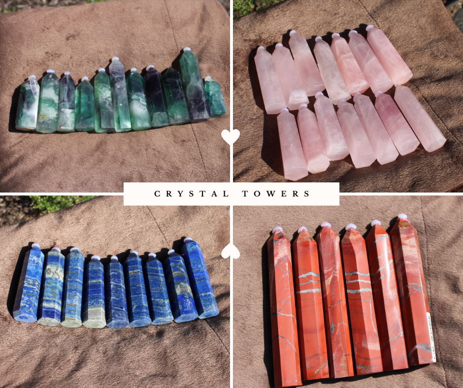 Carved Crystal Towers