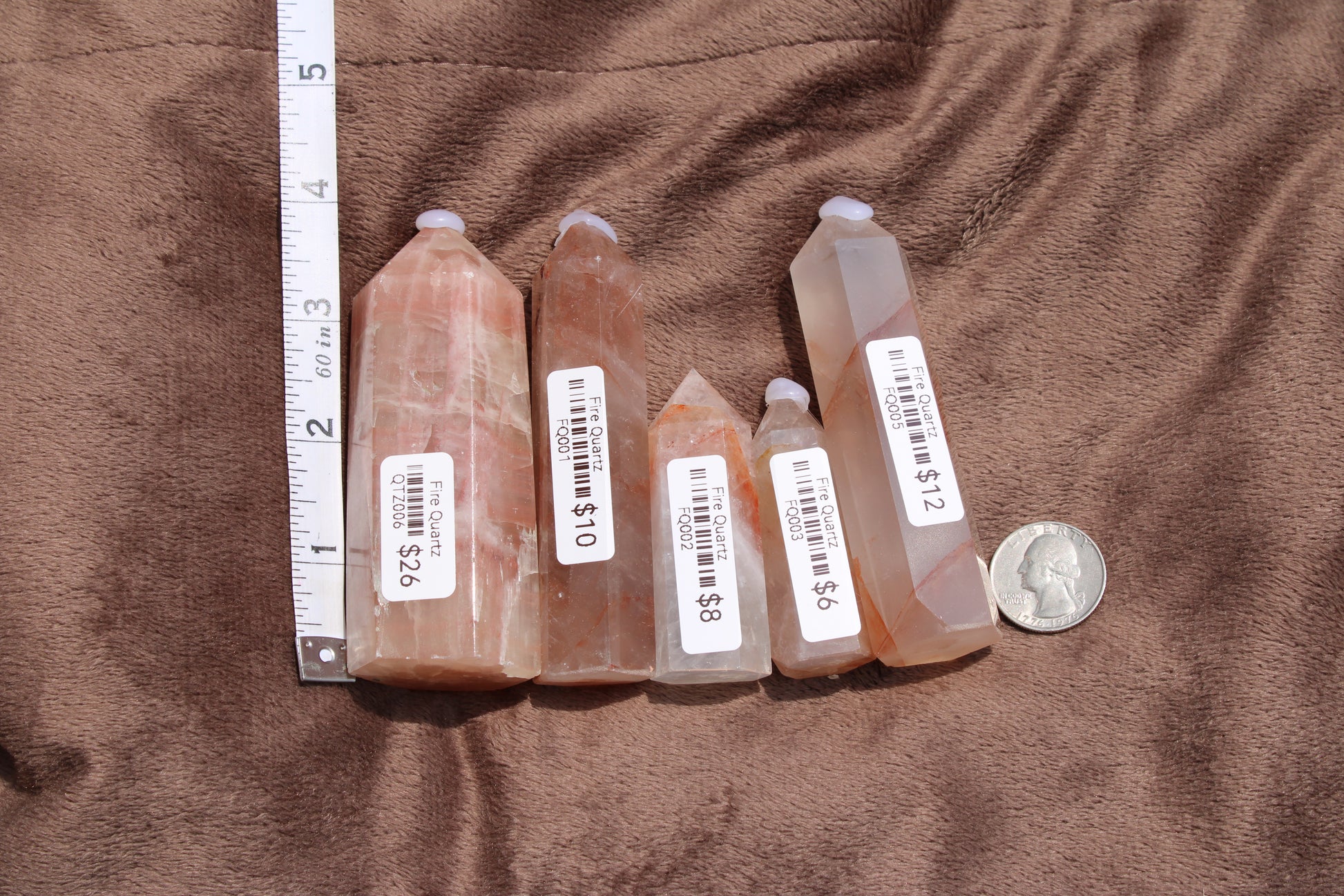 Different Branches LLC unique crystal display from the 2024 showroom crystal collection including various sizes