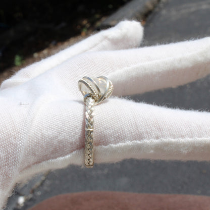 Rainbow Moonstone Sterling Ring