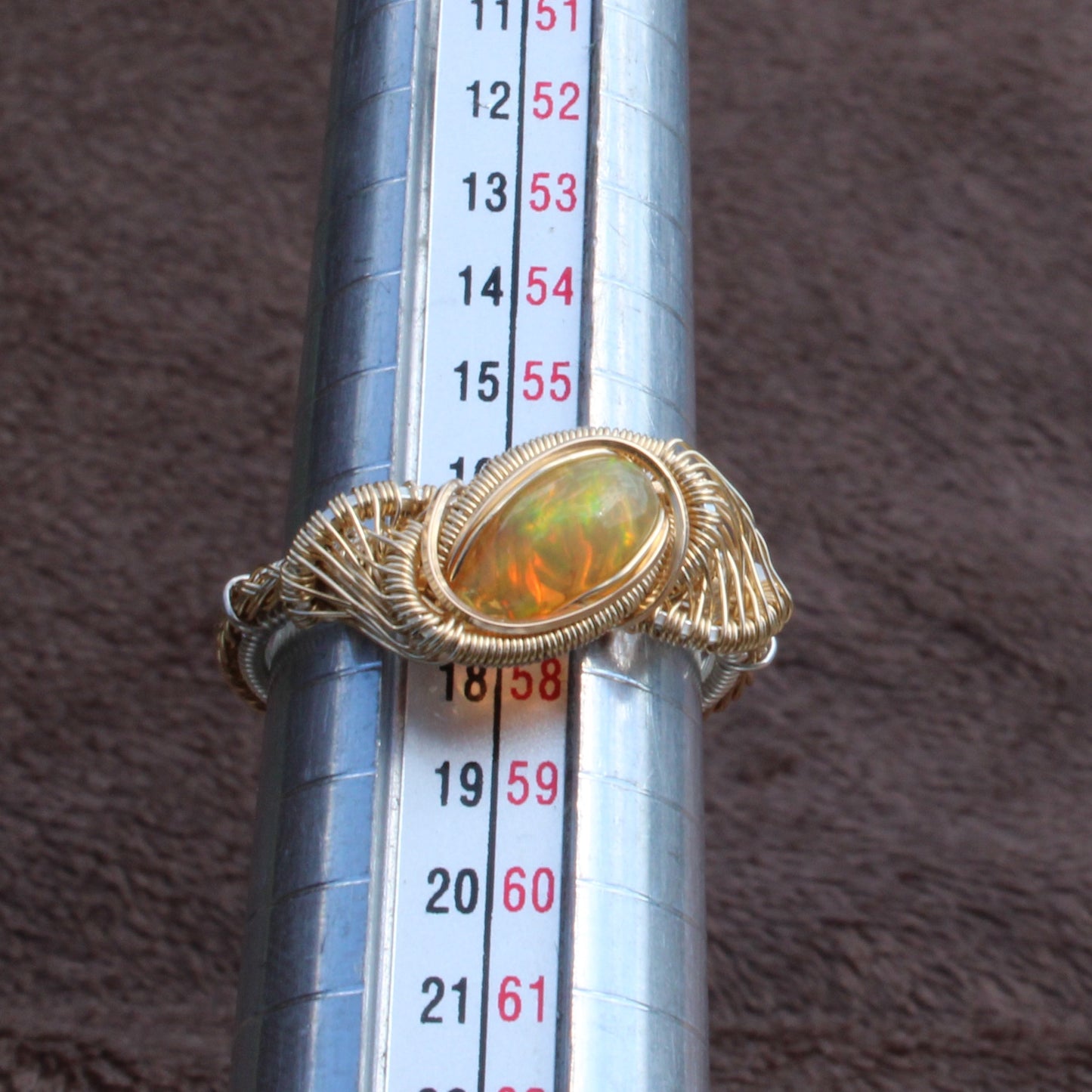 Ethiopian Opal Mixed Metal Ring