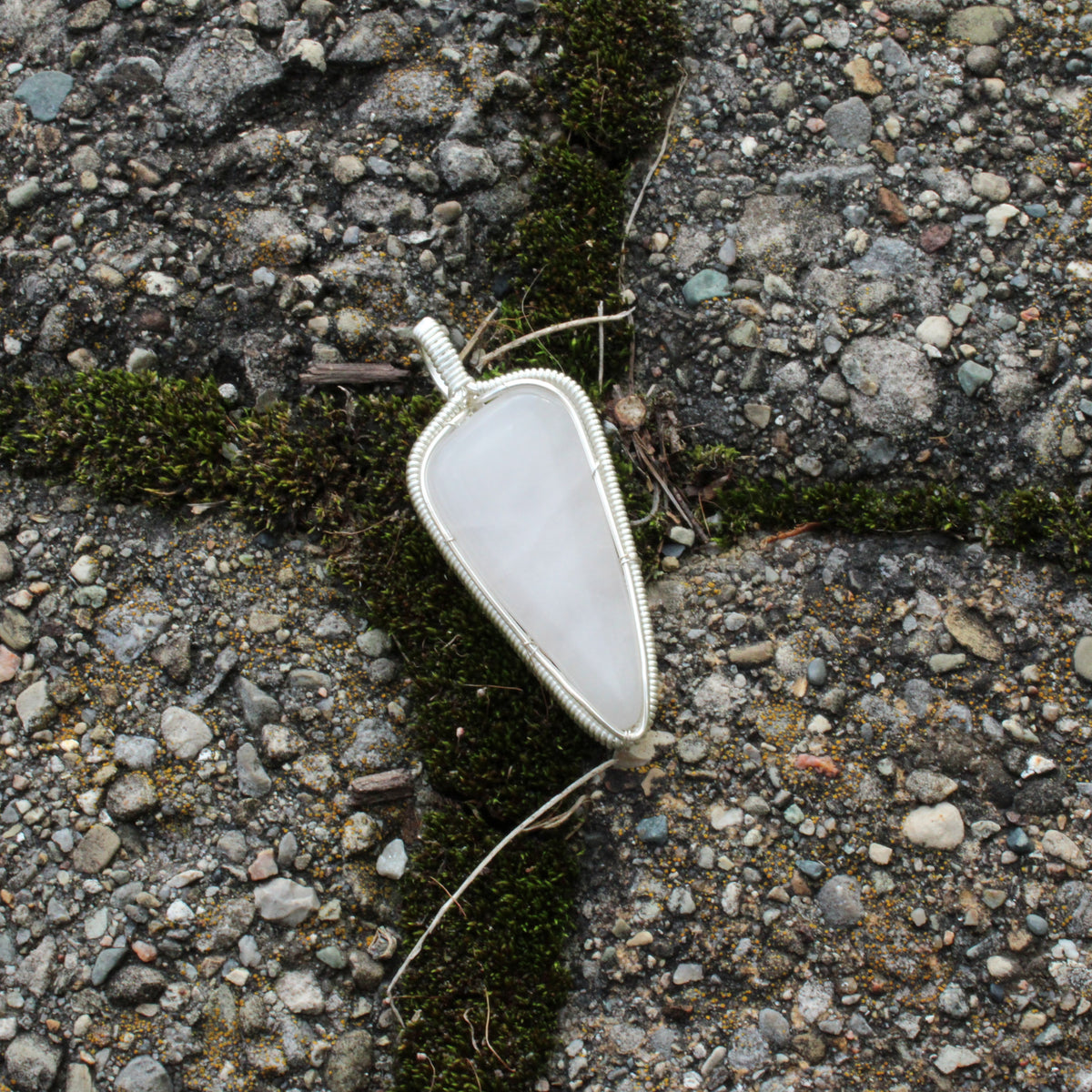 Sabor tooth quartz - White quartz- American Mined