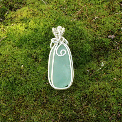 Green aventurine swirl - American Mined