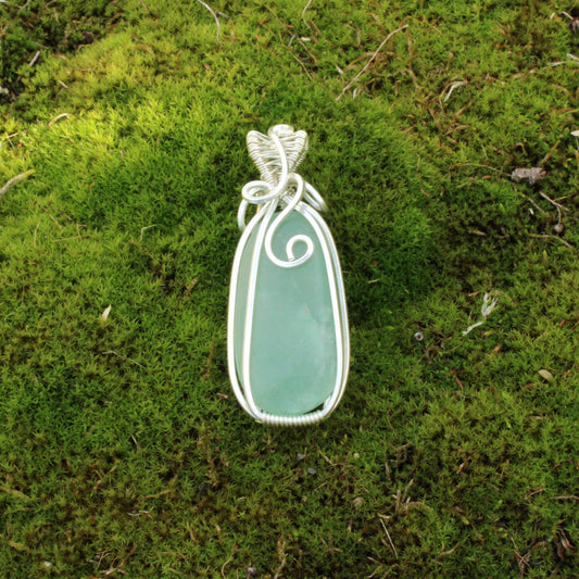 Green aventurine swirl - American Mined