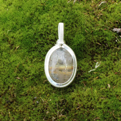 Gold Rutile Quartz - Little Elegant