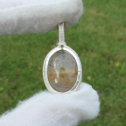 Gold Rutile Quartz - Little Elegant