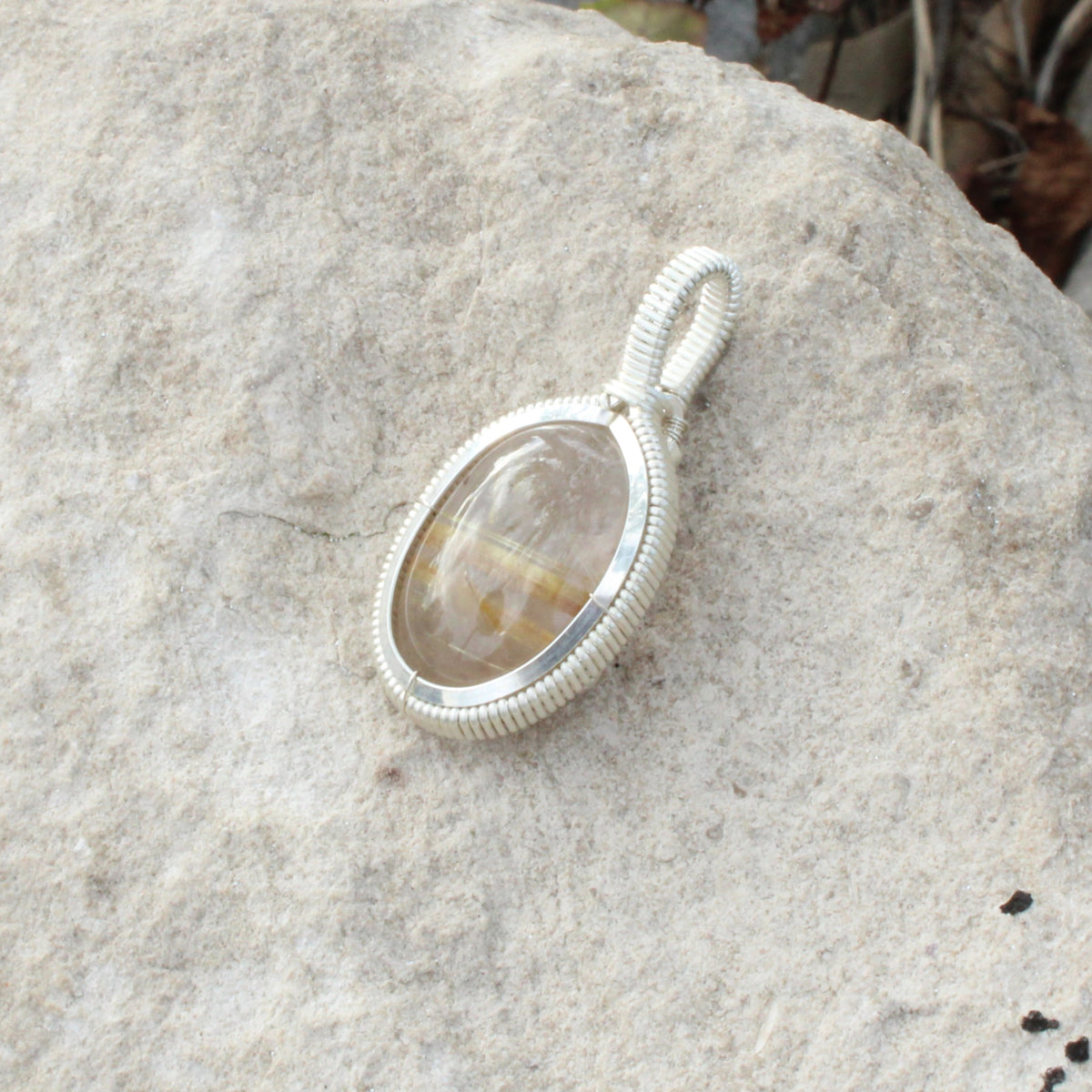 Gold Rutile Quartz - Little Elegant