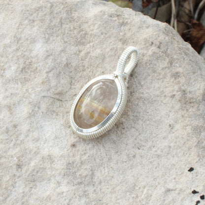 Gold Rutile Quartz - Little Elegant