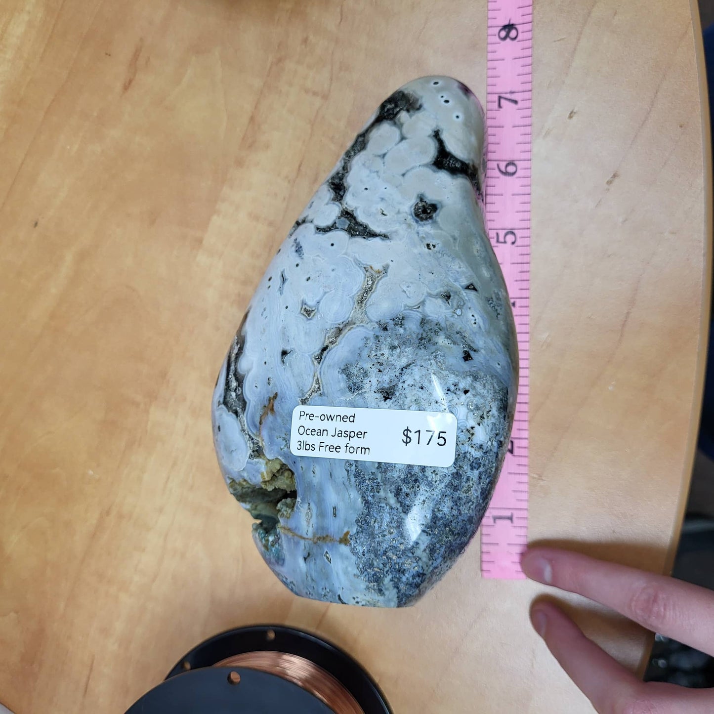 Ocean Jasper Freeform Stone with Unique Patterns at Different Branches Crystal Gift Shop