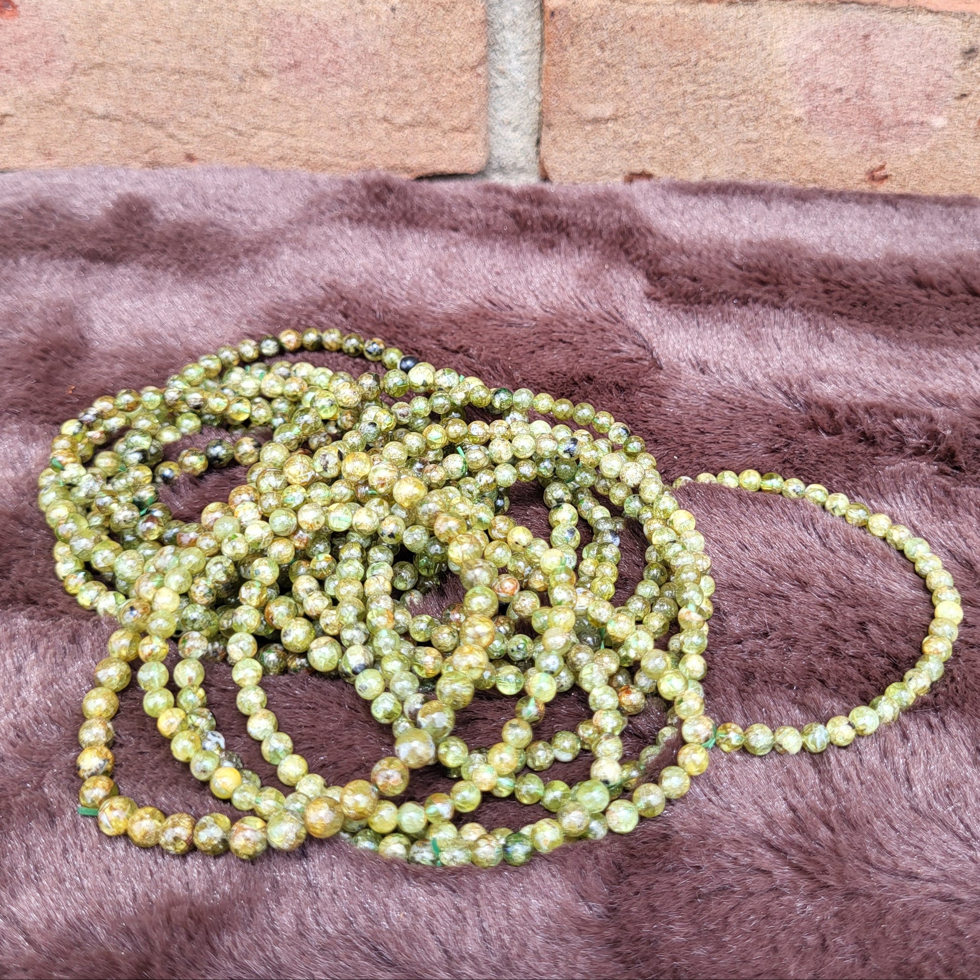 Beautiful Peridot bracelet with sparkling green beads, perfect for nature lovers and special occasions