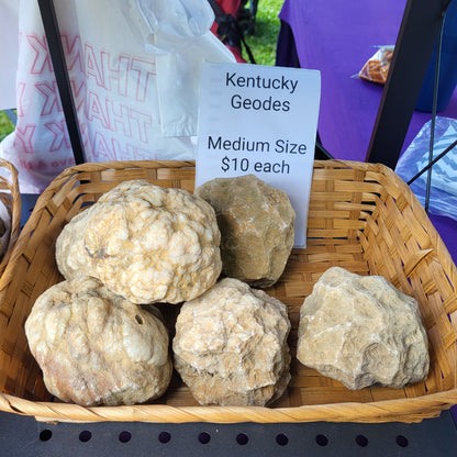 American mined Kentucky geodes - crack your own geodes at home!