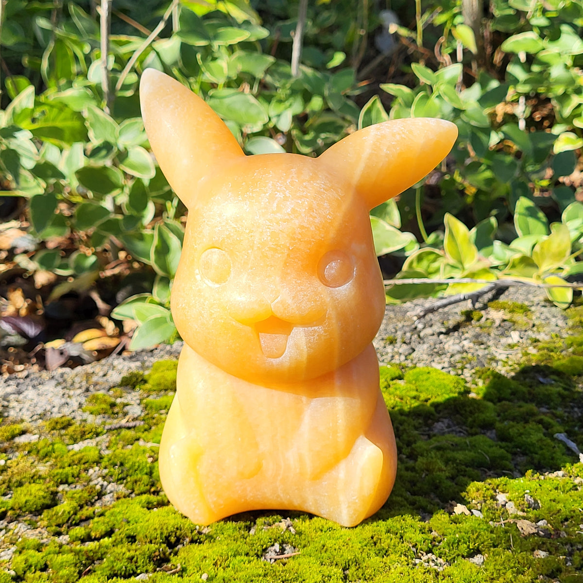 3 LB yellow calcite pikachu