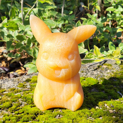 3 LB yellow calcite pikachu