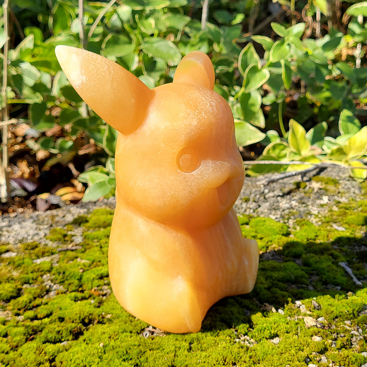 3 LB yellow calcite pikachu