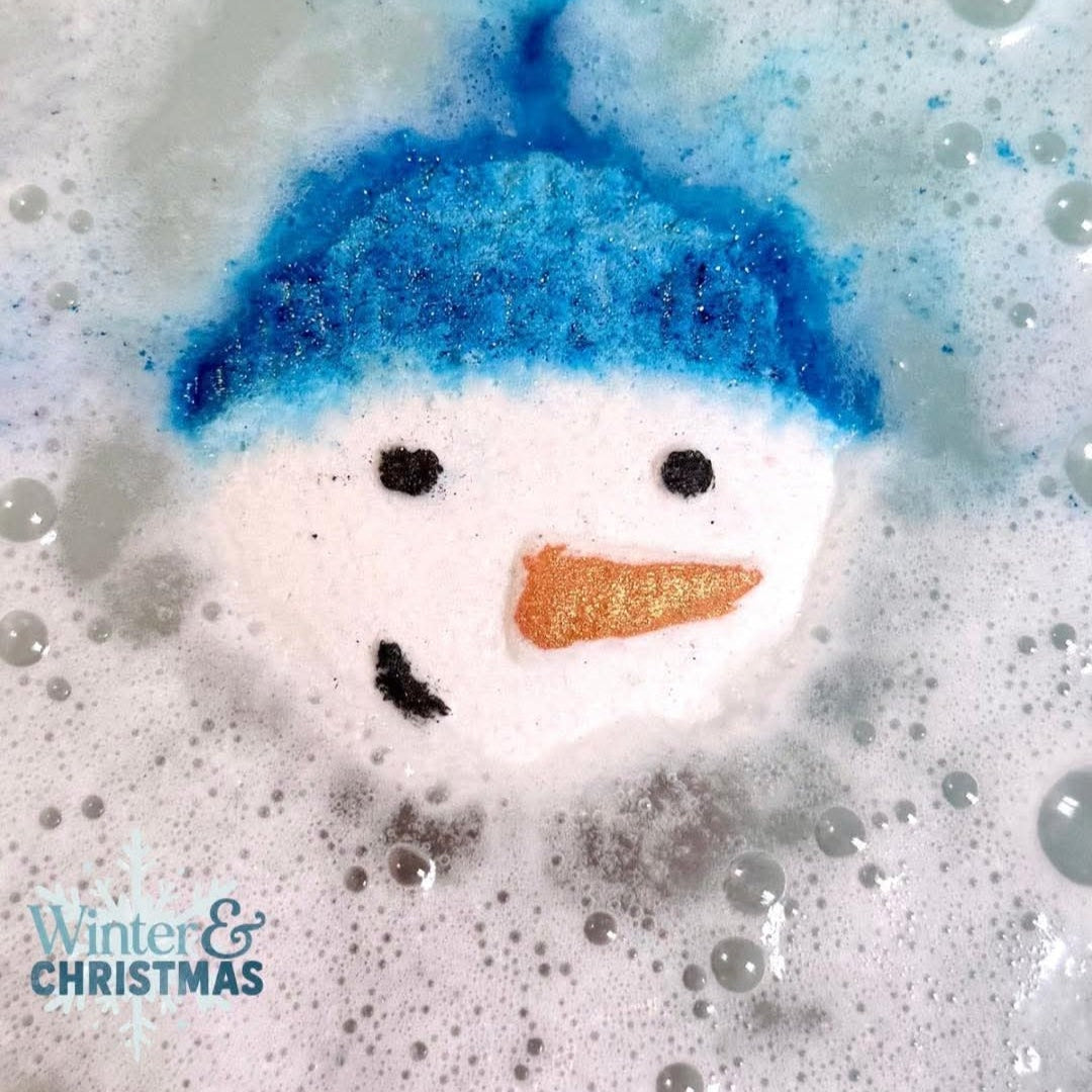 Snowman shaped bathbomb - Limited Seasonal Inventory