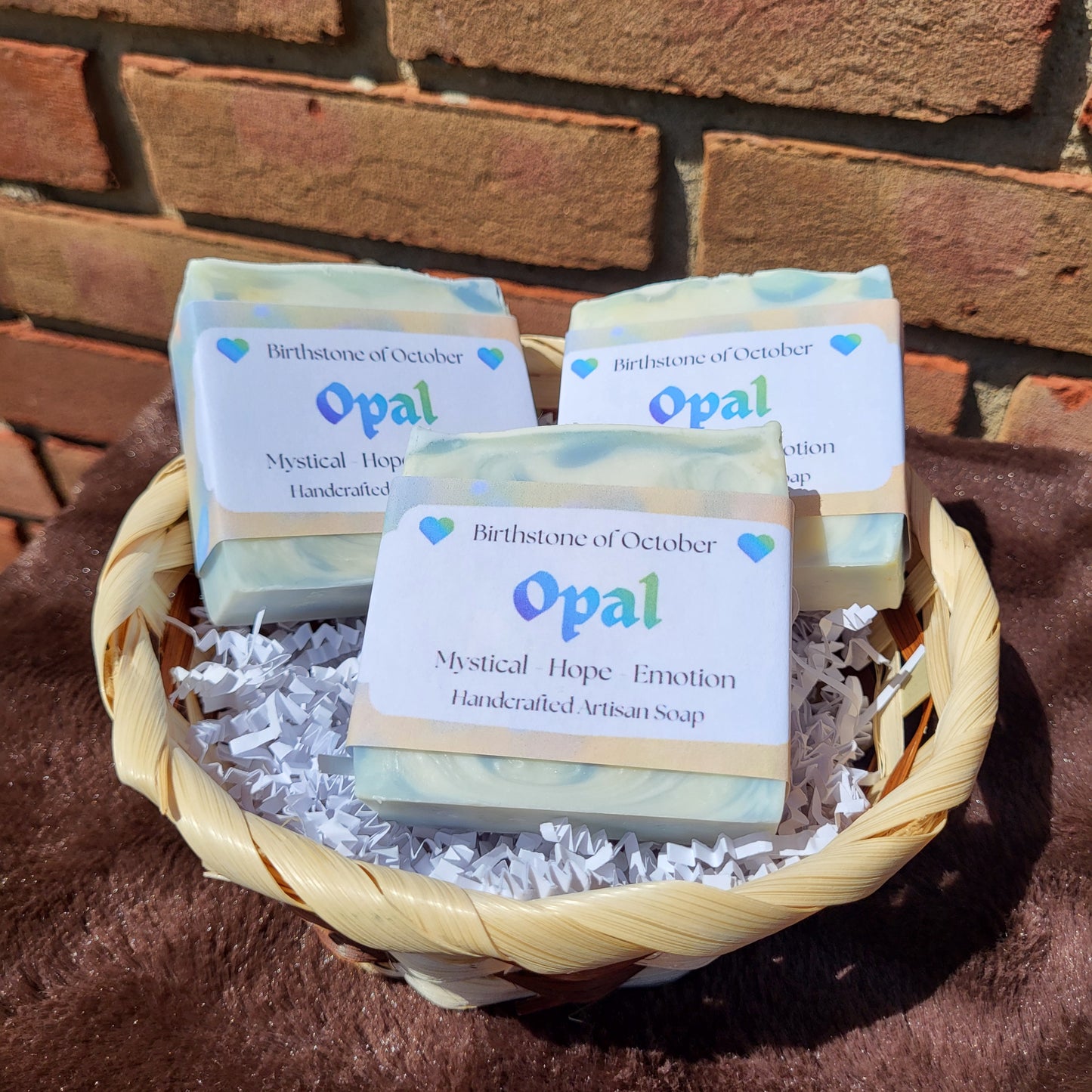 Opal Crystal Inspired Soap | Lavender, Sweet Orange & Clary Sage | Handmade Artisan Soap | Mystical Self-Care Gift