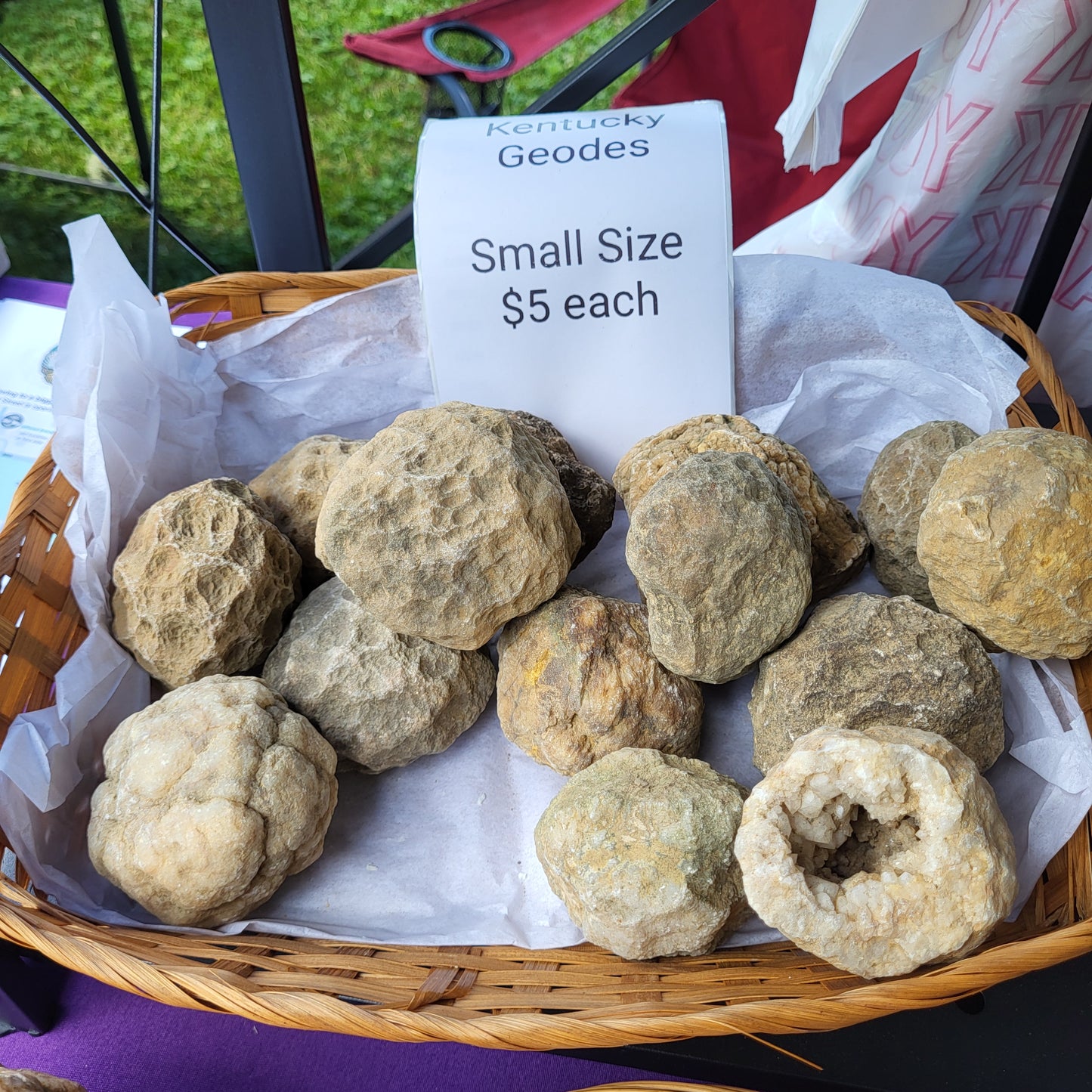 American mined Kentucky geodes - crack your own geodes at home!