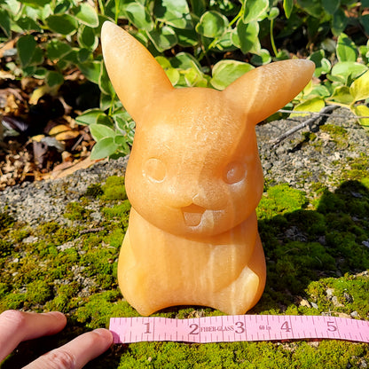 3 LB yellow calcite pikachu